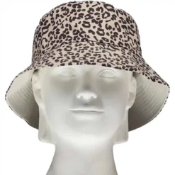 Sarlini Bucket Hat Panterprint Bruin