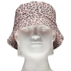 Sarlini Bucket Hat Panterprint Roze