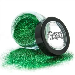 PaintGlow Biodegradable Glitter Dust – Emerald Green