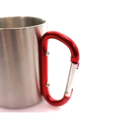 Mok Met Karabijnhaak 210 Ml RVS Rood -Festival Supply Winkel 4231 92bc 49f7 b5fe b369a4ff26af