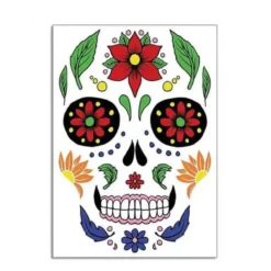 Plaktatoeage Halloween Dia De Los Muertos