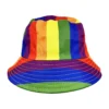 Vissershoedje Reversible Polyester Regenboog -Festival Supply Winkel 4bb8 ef2f 4adb aa55 813e08fb62c1