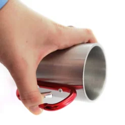 Mok Met Karabijnhaak 210 Ml RVS Rood -Festival Supply Winkel 4cdd 635e 4f43 b09a 8ebd88109fbe