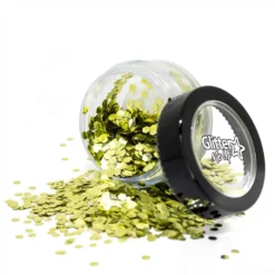 PaintGlow Biodegradable Chunky Glitters – Gold Dust