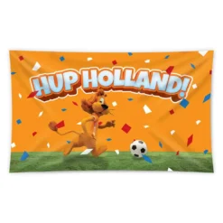 Vlag Loeki Hup Holland! Oranje 90 X 150 Cm
