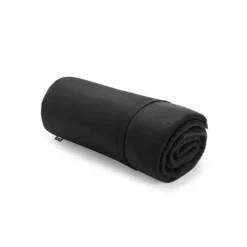 Fleece Deken Met Opbergzakje 150 X 120 Cm Zwart