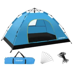 Campfest 2-3 Persoons Tent Blauw -Festival Supply Winkel 6547 3528 45ff b509 e47d4bebb1fa