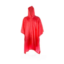 Regenponcho Volwassenen Rood