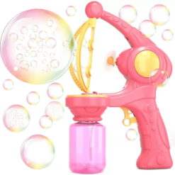 Bellenblaas Pistool Grote Bubbels In Bubbels Roze