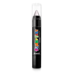 Paintglow Face Paint Stick – Metallic Silver