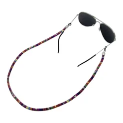 Rond Brillenkoordje Met Bloemetjes Multicolor