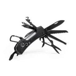 Multifunctioneel Zakmes RVS Zwart