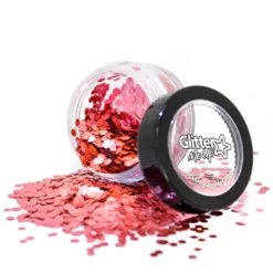 PaintGlow Biodegradable Chunky Glitters – Chiffon Rose