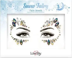 Festival Gezicht Steentjes – Snow Fairy