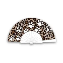 Deluxe Festival Waaier | Panter Voetjes Tijger Print