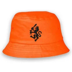 Bucket Hat Oranje | Vissershoedje | Zonnehoedje – Leeuw