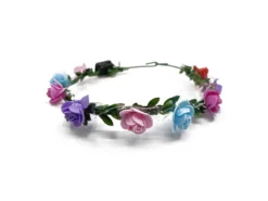 LED Haarband Bloemen Multicolor