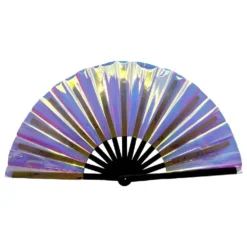 XXL Festival Waaier Holografisch Transparant