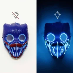 Huggy Monster LED Masker Blauw -Festival Supply Winkel 9445 e3c7 4cbd 8ae5 4bc25769425e