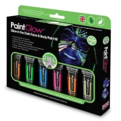 Paintglow | Glow In The Dark Face & Body Paint Kit