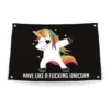 Festival Vlag | Rave Like A Unicorn -Festival Supply Winkel Festival vlag unicorn