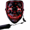 Halloween Masker The Purge Met LED Verlichting