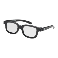 Freaky Glasses Original Spacebril Spiraal Effect | Zwart -Festival Supply Winkel Original spacebril spiraal effect zij