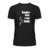 Party T-shirt Zwart | Rondjes Lopen Is Mijn Hobby -Festival Supply Winkel Party t shirt zwart rondjes
