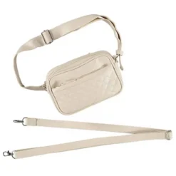 Sarlini Festival Schoudertasje | Metallic Gebroken Wit