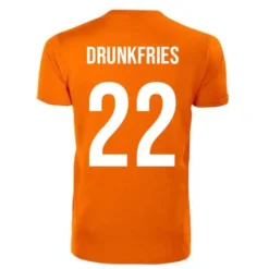 Unisex Oranje T-shirt | Drunkfries