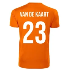 Unisex Oranje T-shirt | Van De Kaart