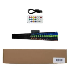 Discofan – XXL Festival Waaier Met Multicolor LED Verlichting – Disco Print -Festival Supply Winkel a73b e042 48be 92c9 9a29a4ee5905