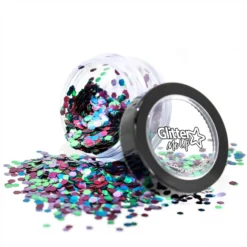 PaintGlow Biodegradable Chunky Glitter Blends – Wild Parrot