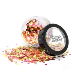 PaintGlow Biodegradable Chunky Glitter Blends – Rose Gold