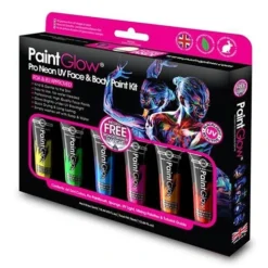 Paintglow | UV Face En Body Paint Kit