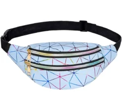 Fanny Pack Rainbow Zilver/blauw