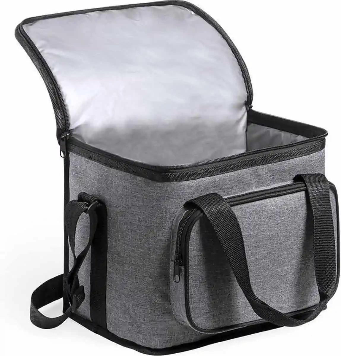 Duurzame Koeltas RPET | Gerecycled Plastic | Grijs 5 Duurzame Koeltas RPET | Gerecycled Plastic | Grijs - Afbeelding 3