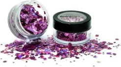 PaintGlow Chunky Glitter Shakers – Princess Pink