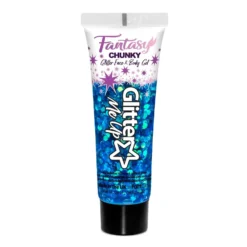 Paintglow Glitter Me Up Fantasy Chunky Glitter Face & Body Gel – Mermazing Blauw – 12ml