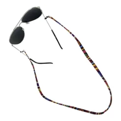 Plat Brillenkoordje Met Print Multicolor