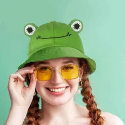 Kikker Vissershoedje 56-58 Cm Katoen Groen -Festival Supply Winkel f767 e2b0 4c31 b59d 66958dffb9b5 3