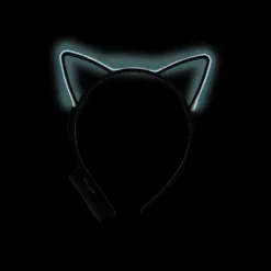 LED Haarband Kattenoortjes Wit -Festival Supply Winkel fcaa 5655 4984 beb1 b6183f3874df