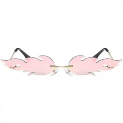 Vlammen Zonnebril | Roze Lenzen